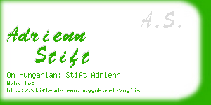 adrienn stift business card